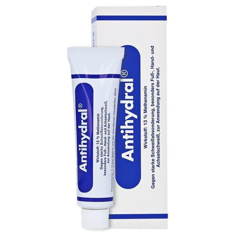 German Antiperspirant Cream for Sweaty Hands, Hyperhidrosis, Sweaty Feet, Odor Feet, Antiperspirant 