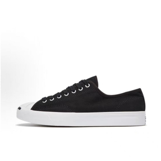 ( พร้อมส่งในไทย)Converse Jack Purcell รอยยิ้ม กันลื่นและมีน้ำหนักเบา ทรงเตี้ย รองเท้าผ้าใบ ยูนิเซ็กส์ สีดำ