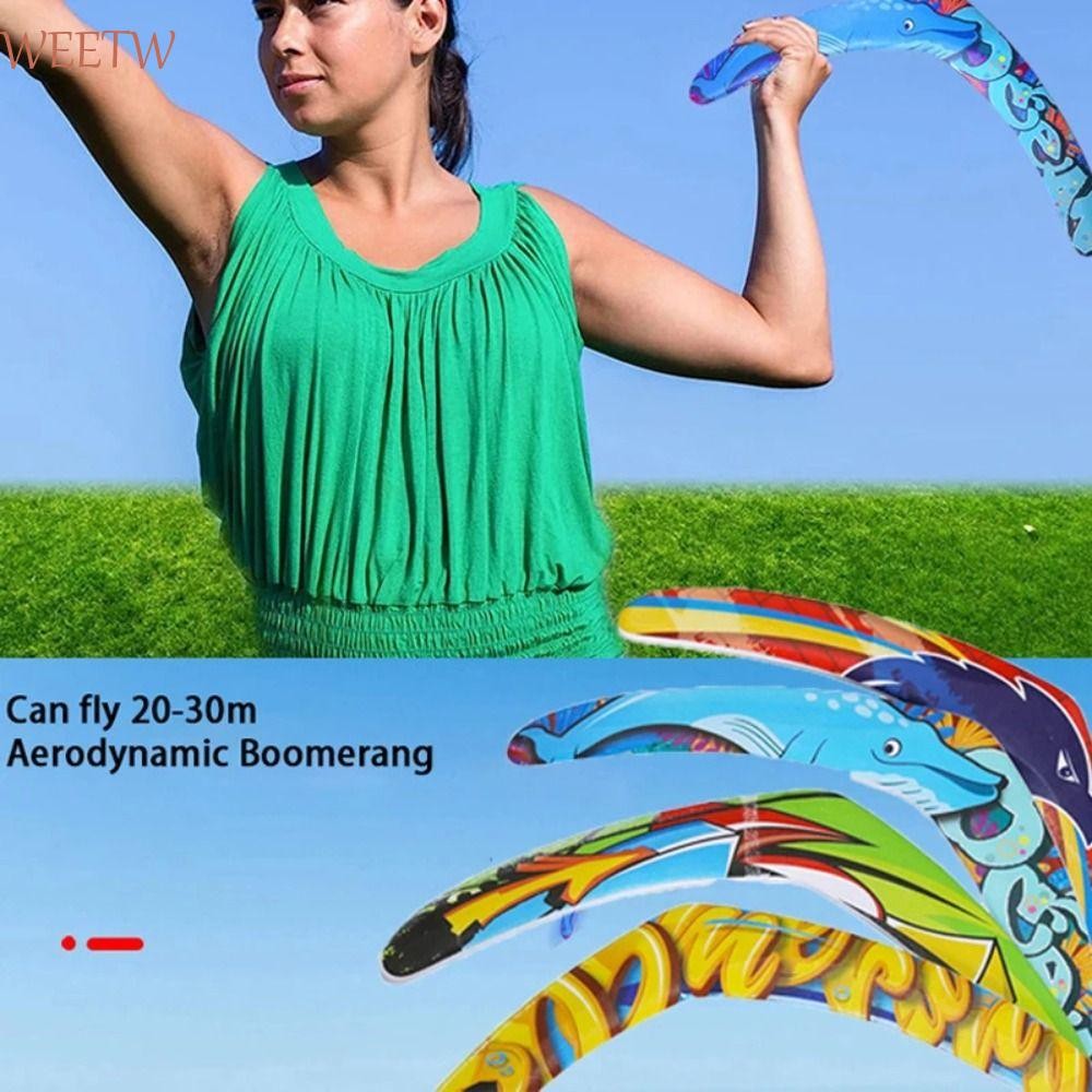 Weekw Flying Boomerang ของเล่น, V-Shaped Profesional V Shaped Boomerang, Flying Discs Interactive Fa