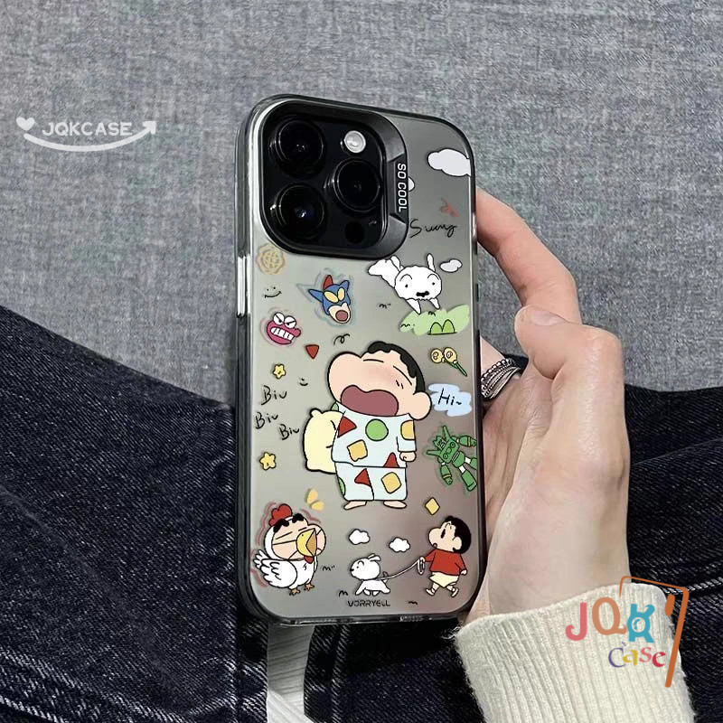 เคส ชินจัง น่ารัก สำหรับ Redmi 9A A2 A10 12 12C 9T 10A 9C 10C  9 Note 10 11s 8 11 13 Pro 9 10s 12 Max Mi 11 ตาของนางฟ้า