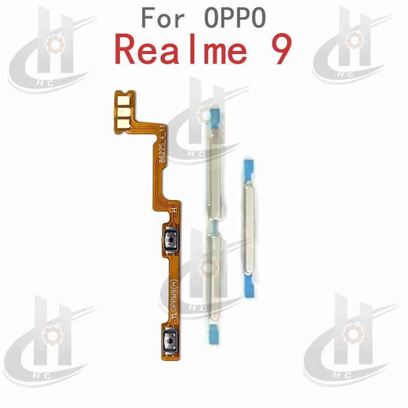 สําหรับ OPPO Realme 9 4g RMX3521 ปุ่มด้านข้างปริมาณพลังงาน Flex Cable Keys ปุ่มปิดระดับเสียงขึ้นและลงปุ่มด้านข้างเปลี่ยนส่วน - รูปที่ 3