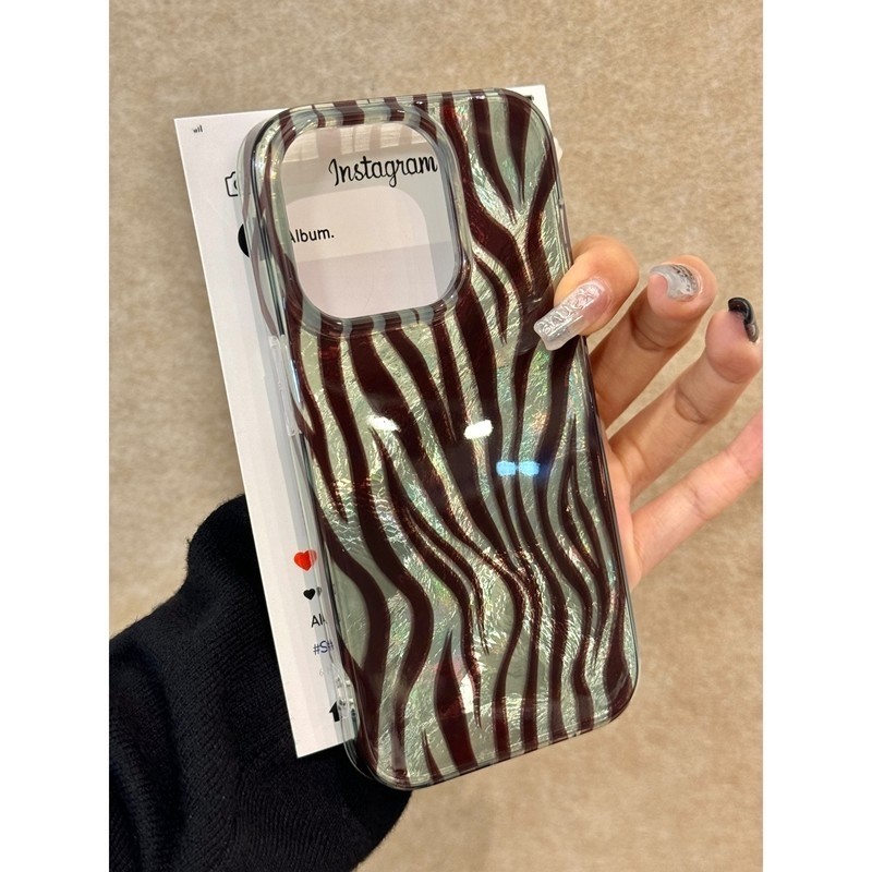 Creative Unique ไม่สม่ําเสมอลายม้าลายเหมาะสําหรับ ihone16promax Apple 15pro เคสโทรศัพท์ 14 สไตล์ใหม่