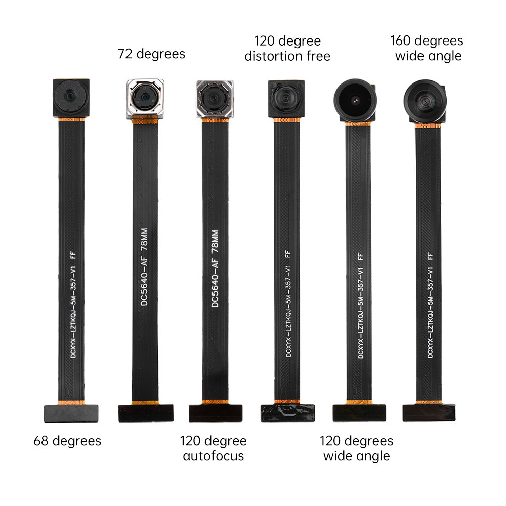 Pcbfun ใหม่ โมดูลกล้องโฟกัสอัตโนมัติ ความละเอียดสูง 78 มม. OV5640 68 72 120 160 องศา AF 5 ล้านพิกเซล 24PIN DVP MIP I อินเตอร์เฟซ