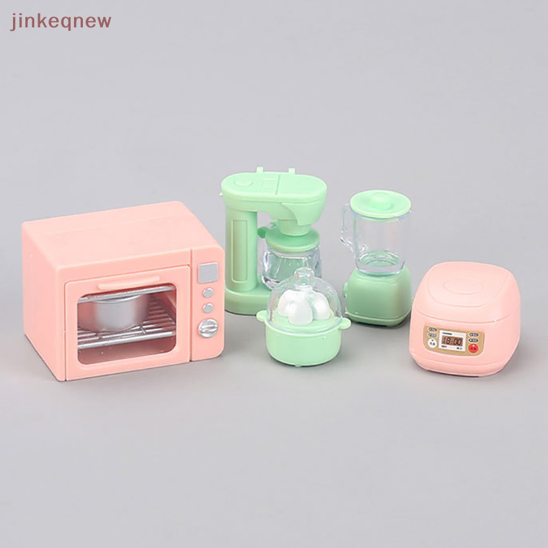 Jkth หม้อหุงข้าว ขนาดเล็ก เตาอบ คั้นน้ําผลไม้ ไข่ หม้อนึ่ง โมเดลบ้านตุ๊กตา เครื่องใช้ในครัวจิ๋ว สําหรับตุ๊กตา อุปกรณ์ของเล่น บ้านตุ๊กตา JKK