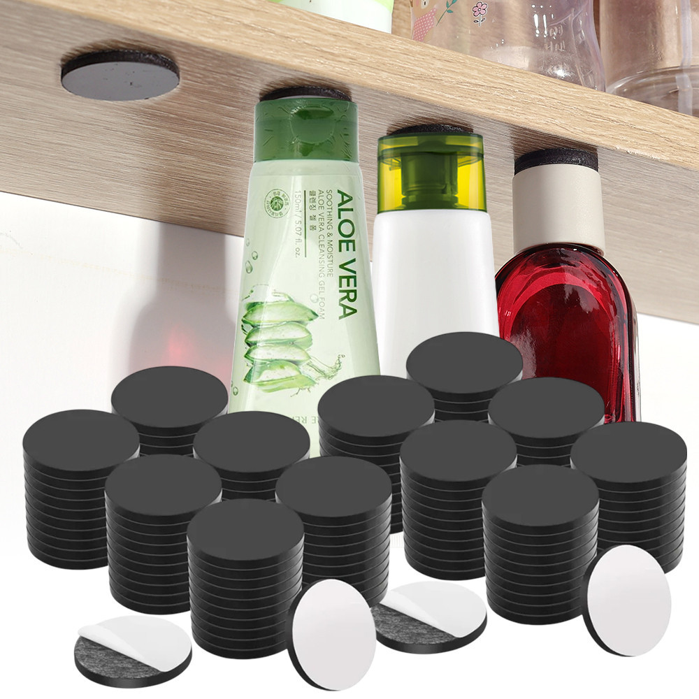 สติกเกอร์ชอล์กบอร์ด แม่เหล็ก ทรงกลม ขนาด 20x2 มม. มีกาวในตัว สําหรับตู้เย็น 50 ชิ้น