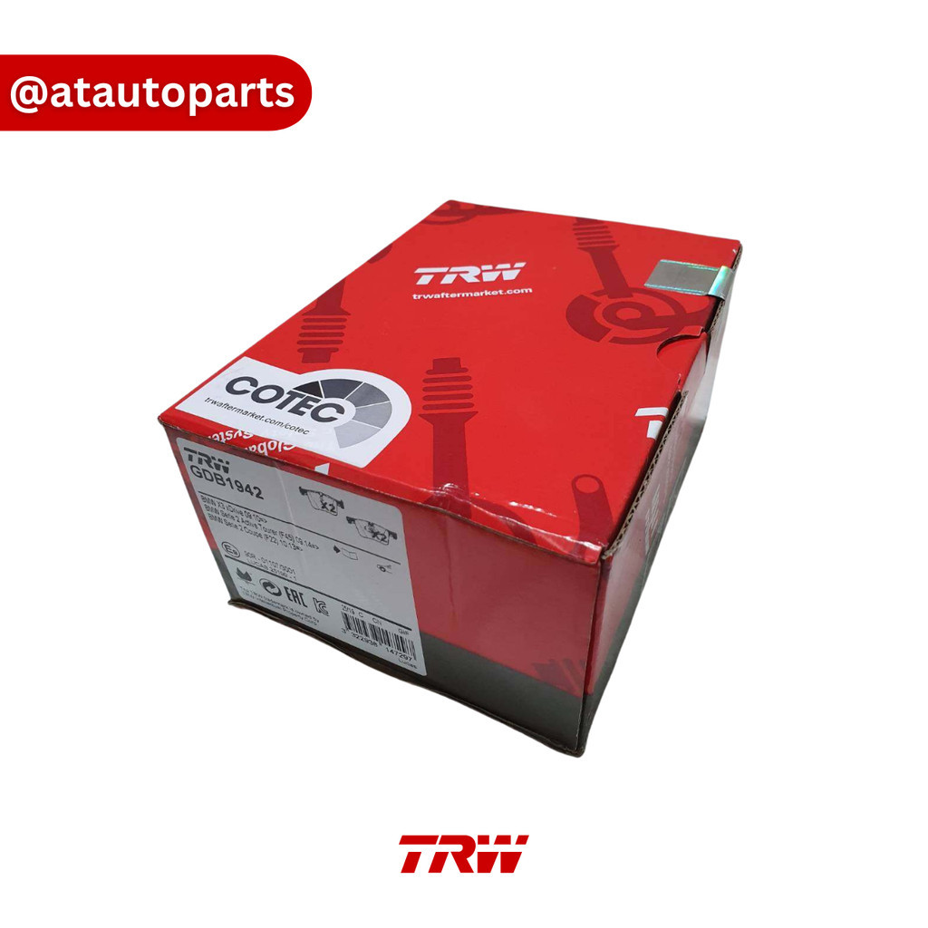 ผ้าเบรคหน้า พร้อมเซนเซอร์ BMW  X3  F25  รุ่น  xDrive20d  2.0, sDrive20i  2.0, xDrive20i  2.0