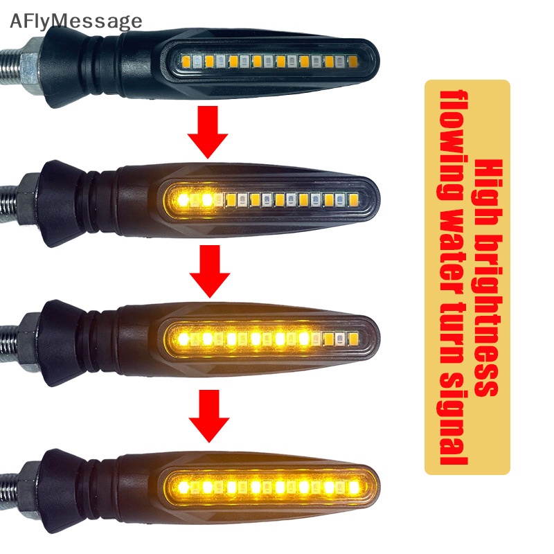 Afl ไฟเลี้ยว Led สว่างมาก อุปกรณ์เสริม สําหรับรถจักรยานยนต์ 12V TH