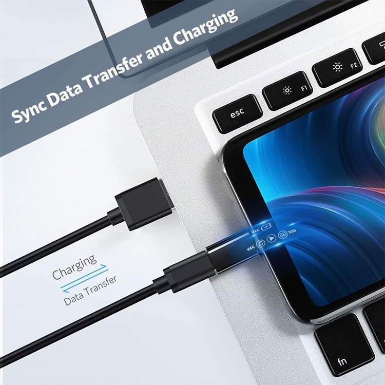 ตัวแปลงชาร ์ จอะแดปเตอร ์ Micro USB Female เป ็ น USB-C / Type-C OTG