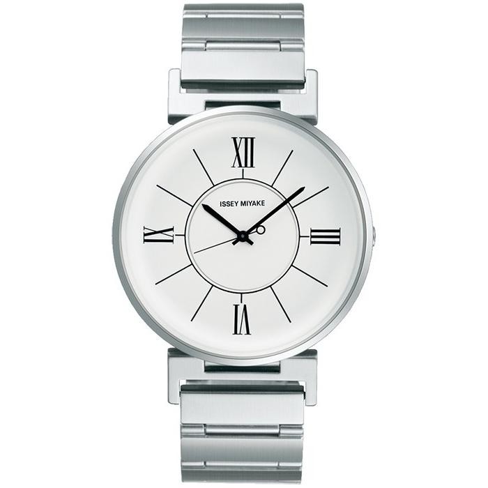 [Authentic★Direct from Japan] ISSEY MIYAKE NYAL003 Unused Quartz Hardlex White SS Analog Men Wrist watch นาฬิกาข้อมือ