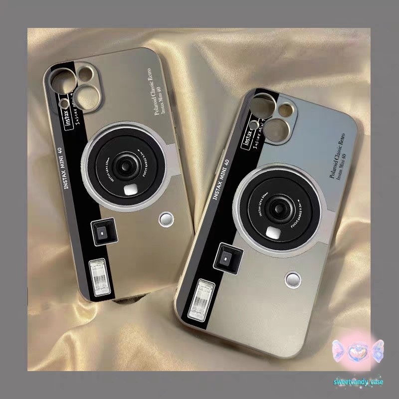 [จัดส่งในพื้นที่] เคสโทรศัพท์โลหะชุบโลหะกล้องเท่ ๆ เข้ากันได้กับ iPhone 13 12 14 11 7 Pro Max XR X Plus XS SE phone case