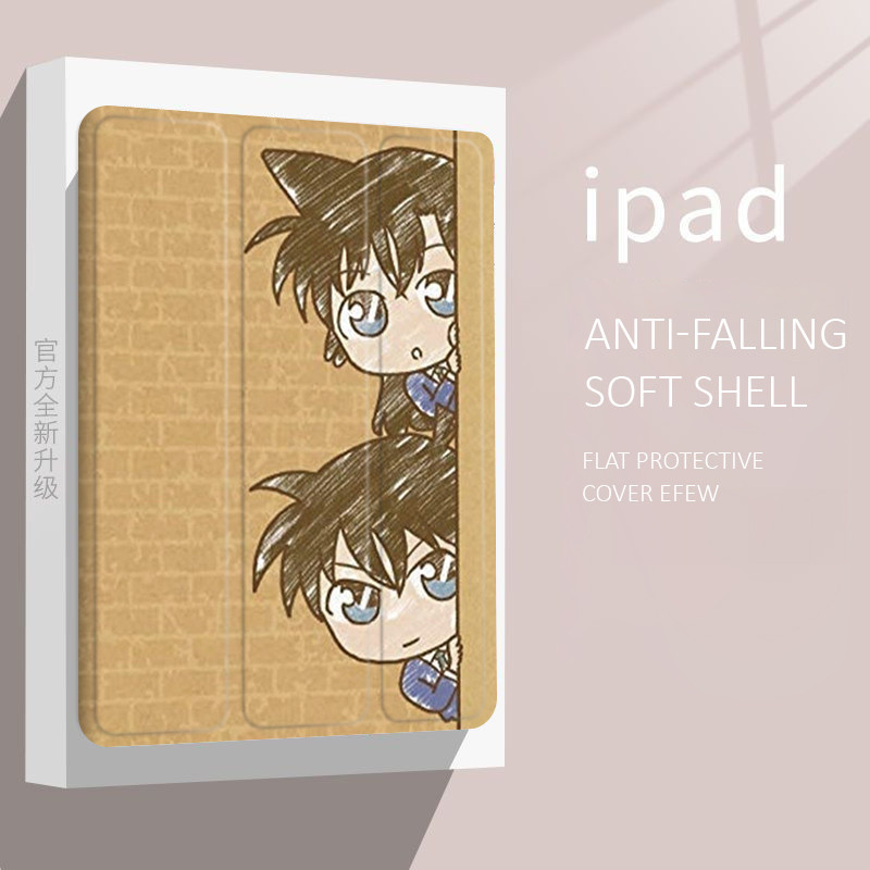 เคส ลายโคนัน พร้อมช่องใส่ปากกา สําหรับ iPad pro11 12.9 รูปที่ 7