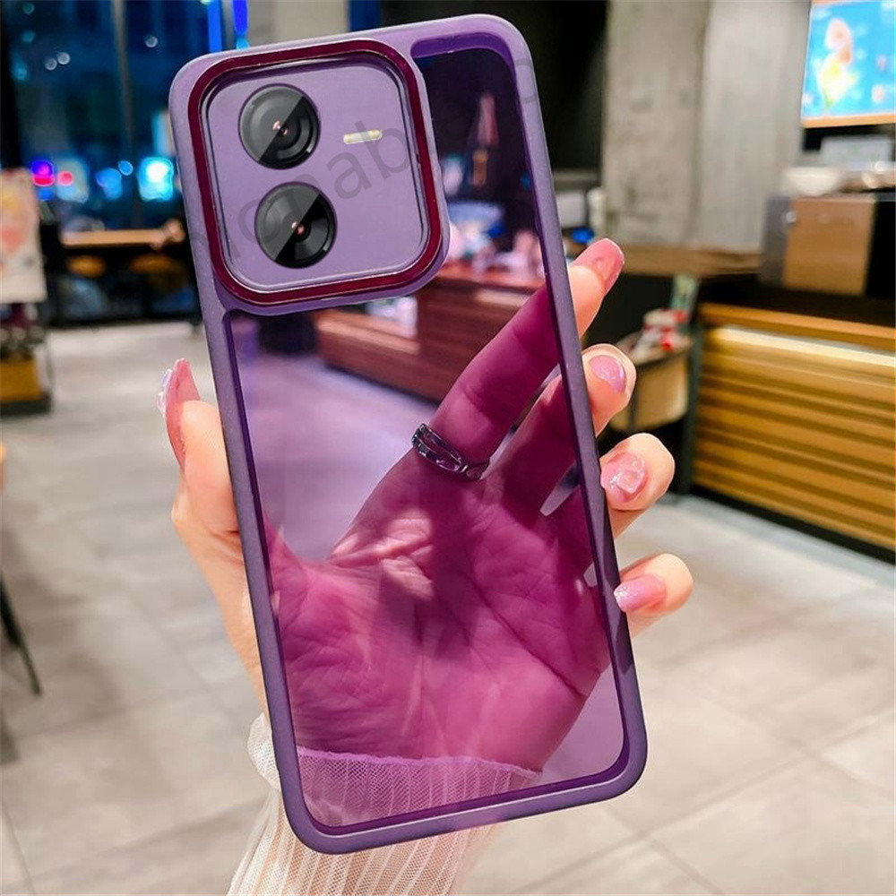 สําหรับ Vivo iqoo Z9 X Z9X Z9 Turbo Z9Turbo iqooZ9X iqooZ9Turbo V2361A V2353A V2352A Square Plated โ