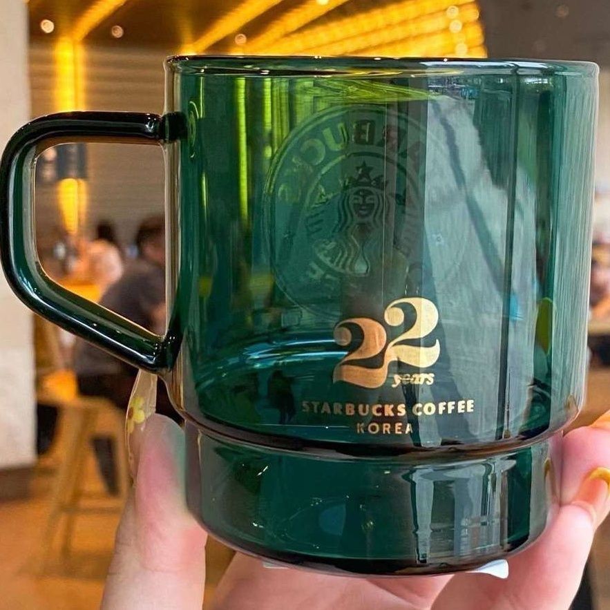 ★Ins Cup เกาหลี 22th Anniversary Starbucks Classic Goddess Cup ทนอุณหภูมิสูงในครัวเรือนถ ้ วยนมถ ้ วยกาแฟถ ้ วยน ้ ํา