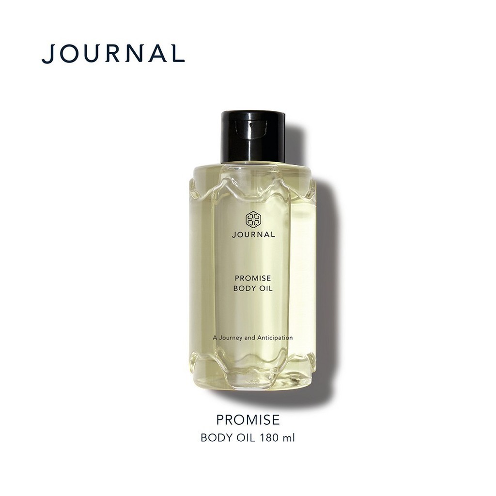 Journal Promise Body Oil 180 ml.กลิ่นหอมสดใสมีชีวิตชีวา ช่วยสร้างเกราะปกป้องผิวจากแสงแดด