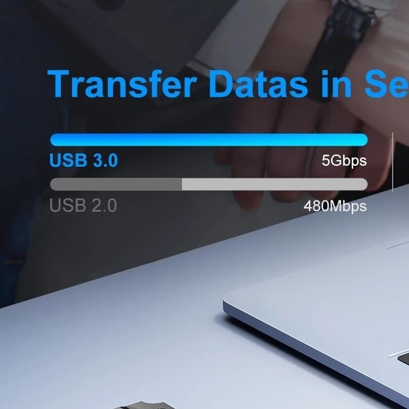 Usb A HUB 7 in 1 USB to USB 3.0 2.0 Splitter Docking Station USB3.0 HUB พร้อมอะแดปเตอร์ไฟ 5Gbps วันที่ Transfer ชาร์จสําหรับ PC แล็ปท็อปเมาส์คีย์บอร์ดเครื่องพิมพ์ ราคา ถูกที่สุด ดีลบีเคเค แกลเลอรีภาพที่ 7
