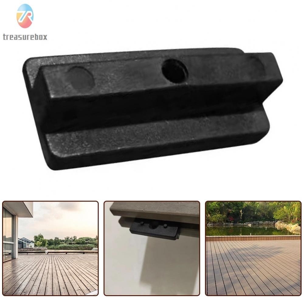 BIG DISCOUNTS ความทนทานยาวนาน 100 ชิ ้ น T Composite Deck Clip Fixings สําหรับซ ่ อมพื ้ น [TRSBX-TH]