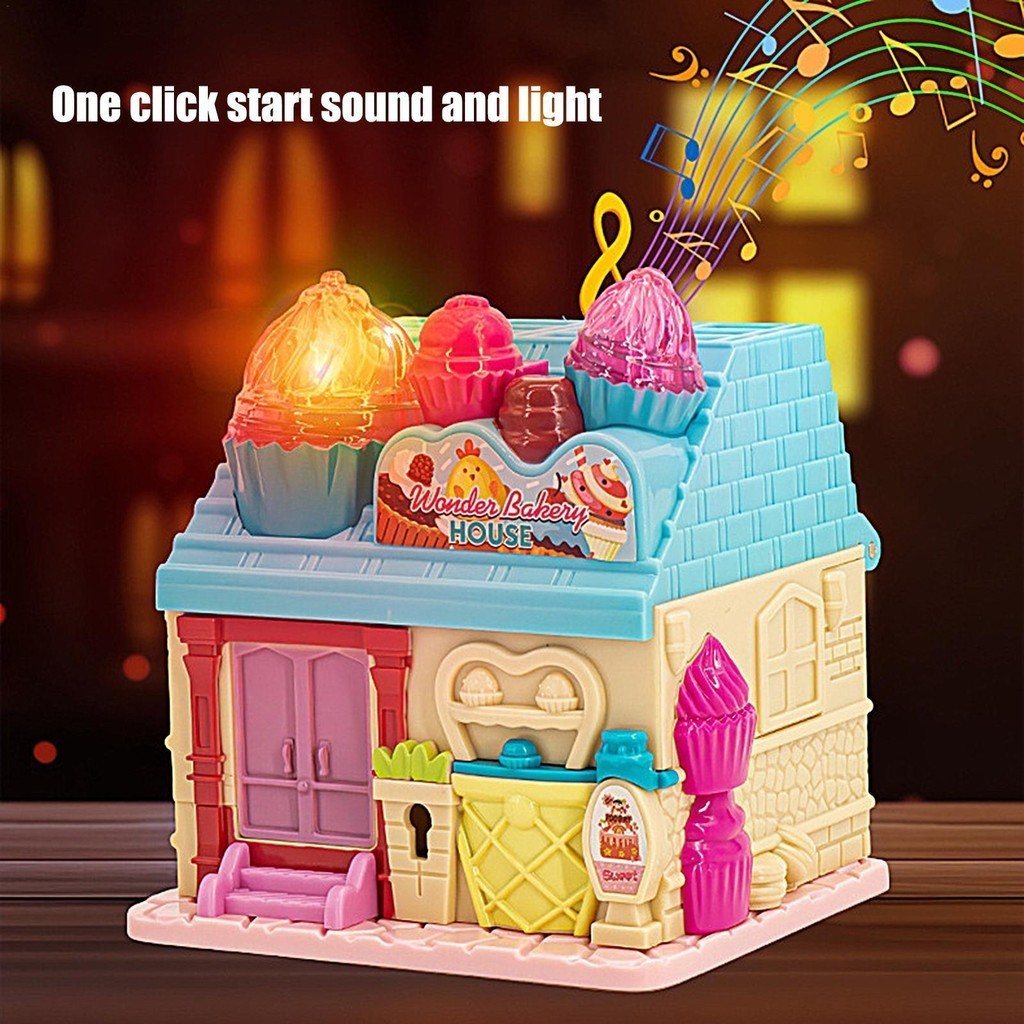 Castle of Dreams ของเล่นดนตรีบ้านตุ๊กตาที่มีไฟมหัศจรรย์และชุดเล่นเพลงสําหรับเด็กผู้หญิง อายุ 3 ปีขึ้นไป เหมาะสําหรับของขวัญ antirtth
