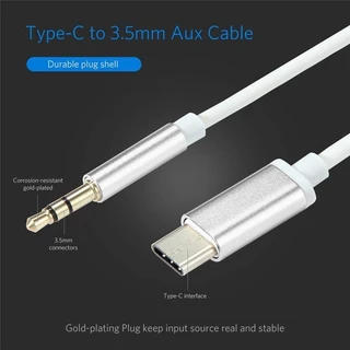 【รับประกัน 1 ปี】สายaux type c/Li สายสัญญานเสืยง อะแดปเตอร์ อะแดปเตอร์เสียงหูฟัง สายเสียบฟังเพลงในรถ