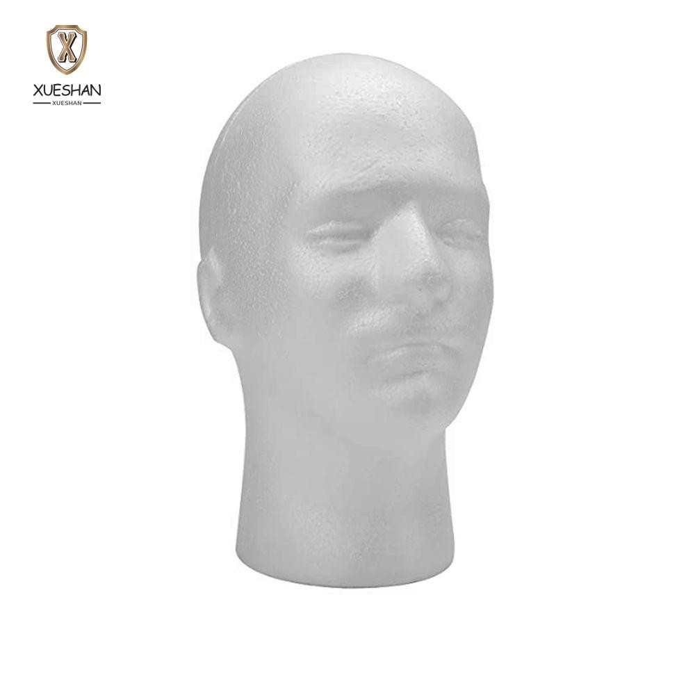 Xueshan โมเดลหัวหุ่น สีขาว สําหรับโชว์วิกผม แว่นตา หมวก 11 นิ้ว