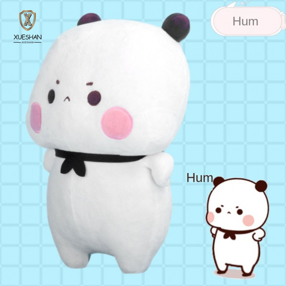 Xueshan ตุ๊กตาแพนด้า, Bubu และ Dudu การ์ตูนตุ๊กตาหมอนนุ่มของเล่น, Appease ของเล่นน่ารัก 40 ซม.คู่ตุ๊กตาหมีแพนด้าวันเกิด