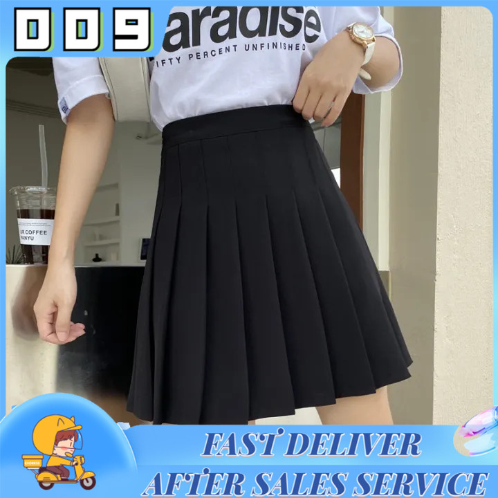 [YTL] รูปแบบของโรงเรียน A-Line กระโปรงกีฬา มีซับใน เอวสูง กระโปรงเทนนิส กระโปรงสั้น น่ารัก