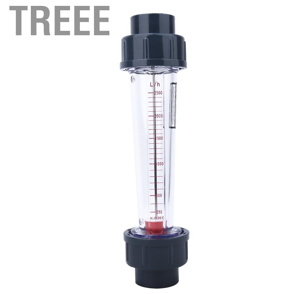 Treee พลาสติก ABS เครื่องวัดการไหลมิเตอร์วัด Lzs-25(D) 250-2500L/H 235 X 58 58 มม. สำหรับ