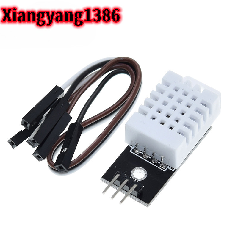 Dht22 เซ ็ นเซอร ์ อุณหภูมิและความชื ้ นแบบดิจิตอล AM2302 โมดูล +PCB พร ้ อมสายเคเบิลสําหรับ Arduino