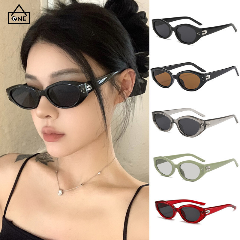 COD❤️แว่นตากันแดดป้องกันรังสียูวีกรอบตาแมวสไตล์เกาหลีแฟชั่นเบาพิเศษแว่นกรองแสงสำหรับผู้ชายและผู้หญิง-a.one