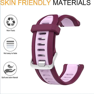 สาย สายนาฬิกา Garmin Forerunner 165 Music สายนาฬิกาข้อมือซิลิโคน แบบเปลี่ยน สําหรับ Garmin Forerunner 165 เคส