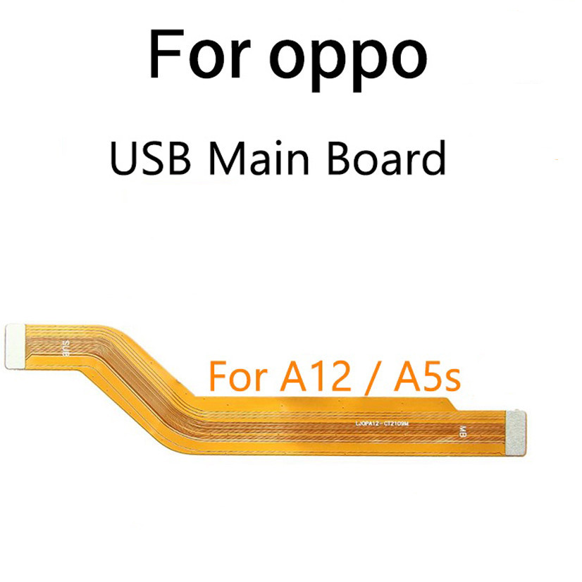 สําหรับ OPPO A5s A12 A3s จอแสดงผล LCD เมนบอร์ดหลักเชื่อมต่อ Flex Cable