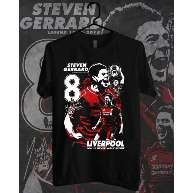 ใหม่ เสื้อยืด ลิเวอร์พูล Steven Gerrard Liverpool t -shirt size S-5XL