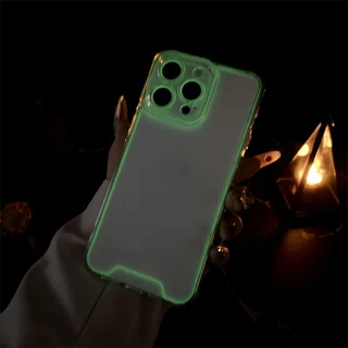 【 เคสนุ ่ ม TPU เรืองแสง 】 เคสเรืองแสงกลางคืนสําหรับ iPhone 15 14 13 12 11 ฝาครอบโทรศัพท ์ กันกระแทก