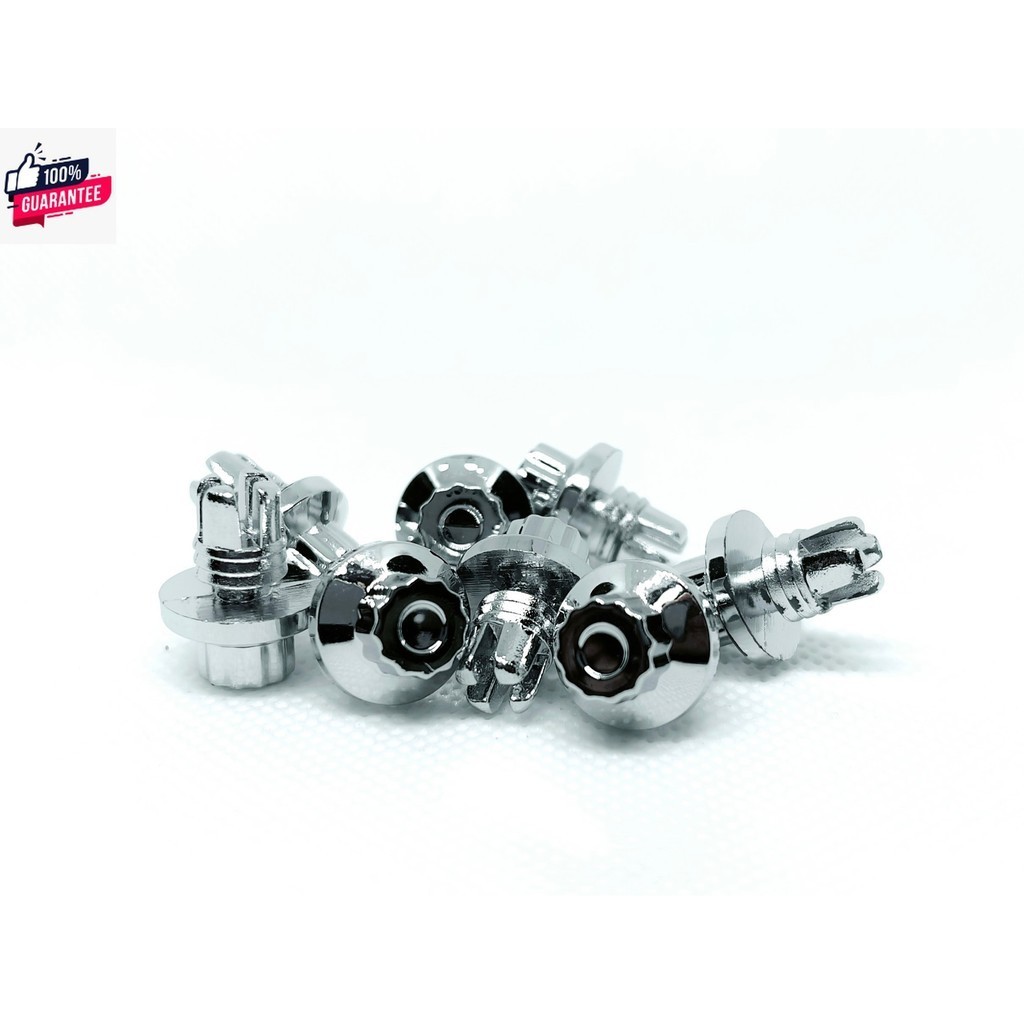 50 ชิ้น หมุดล้อแม็ก หมุดล้อ 7 mm.  work s1 s13p m1 m13p BBS LM Rs plastic rivet wheel