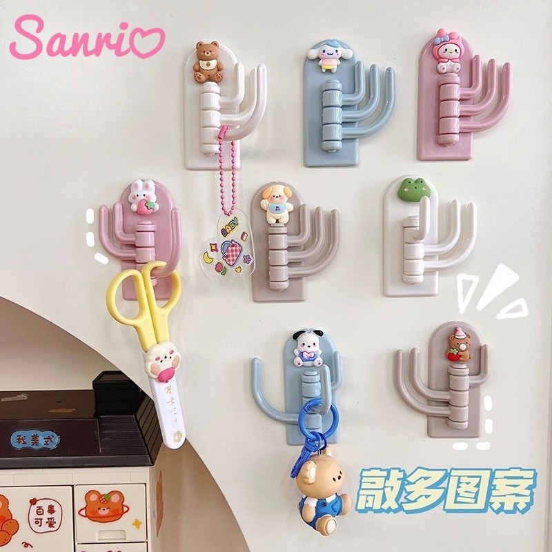 การ์ตูนสัตว์น่ารักเครื่องประดับและกุญแจชั้นเก็บของแบบมีกาวในตัว/ที่แขวนในห้องน้ํากันน้ํา/ที่แขวนอเนกประสงค์