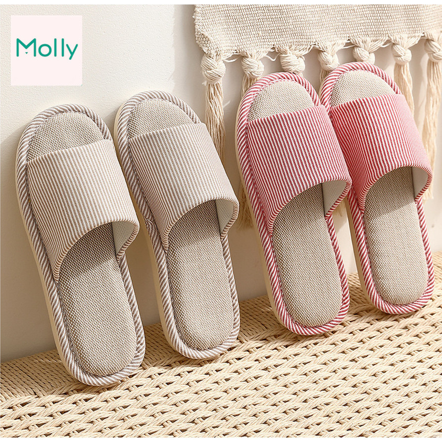 รองเท้าแตะ Molly สไตล์ญี่ปุ่น: เบาสบาย กันลื่น ลดปวดเมื่อยเท้า คุ้มค่า