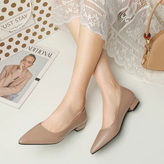 ผู ้ หญิงบัลเล ่ ต ์ Flats สุภาพสตรีแฟชั ่ น Pointed Toe รองเท ้ าทํางานสบาย Soft Sole All-match Flats