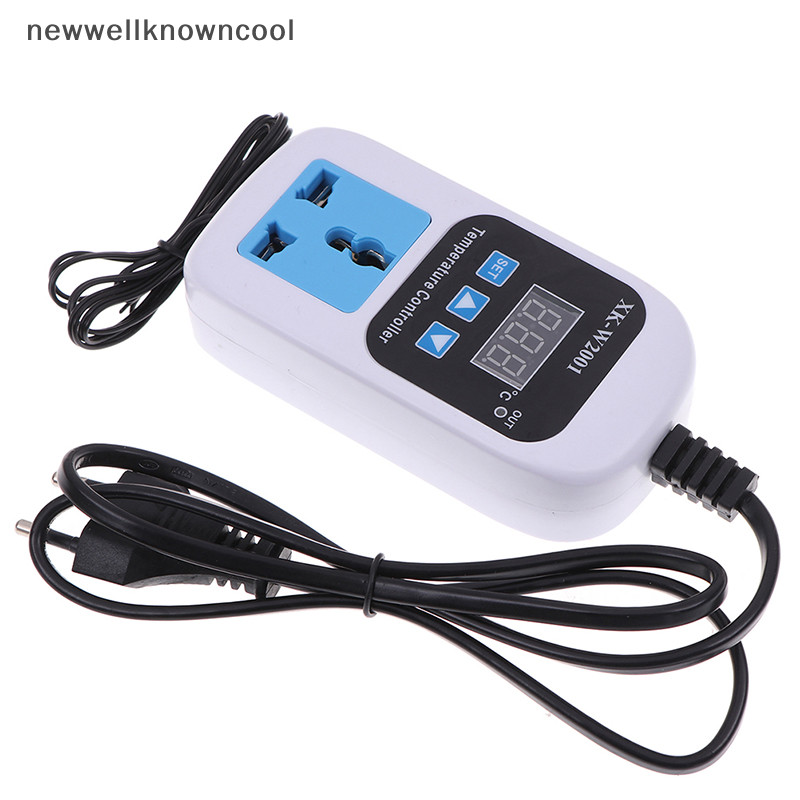 Newwellknowncool AC 110-220V Digital Thermostat Regulator ควบคุมอุณหภูมิไมโครคอมพิวเตอร ์ AAD