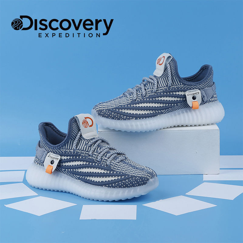 Discovery รองเท้ากีฬาเด็กรองเท้าตาข่ายระบายอากาศขนาดกลางขนาดใหญ่เด็ก One-Pedal [คลังสินค้าพร้อม] EU3