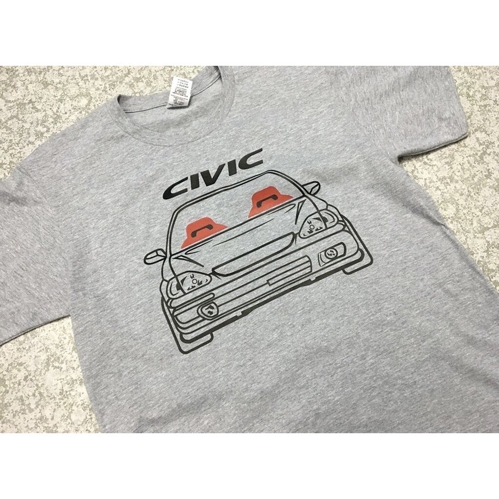 เสื้อยืดแขนสั้นคอกลม Honda Civic Ek9 Ek4 Ek4d Type R