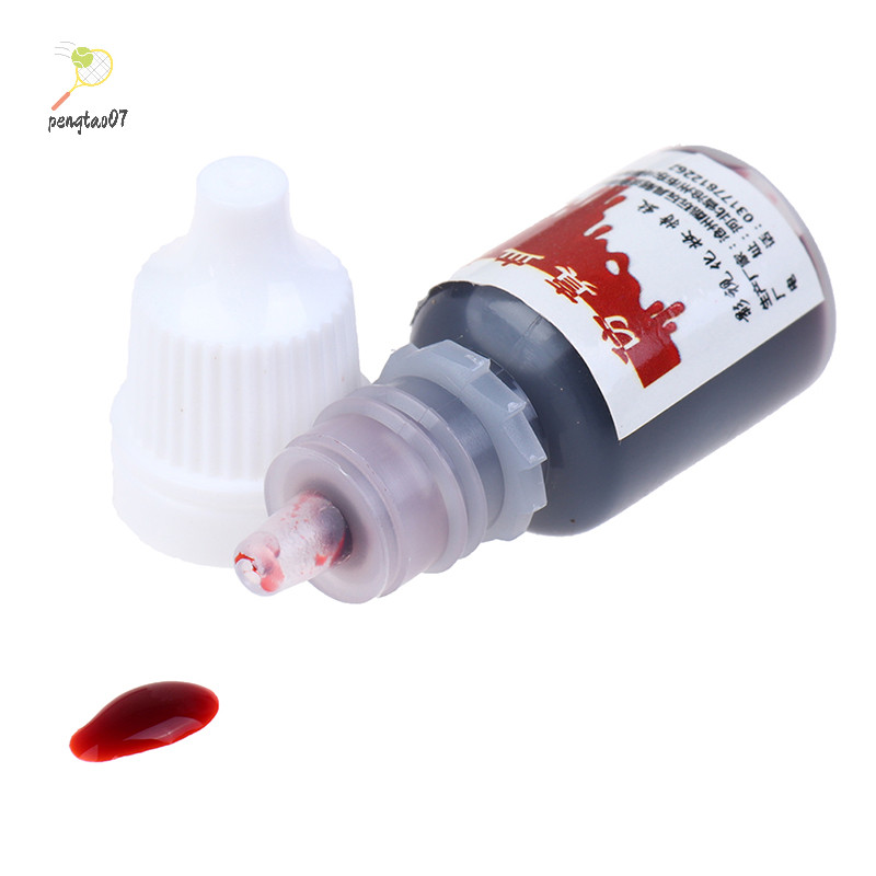 Pengtao07 5ml Ultra-Realistic เลือดปลอมฮาโลวีน Cos จําลองของมนุษย ์ แวมไพร ์ ใหม ่