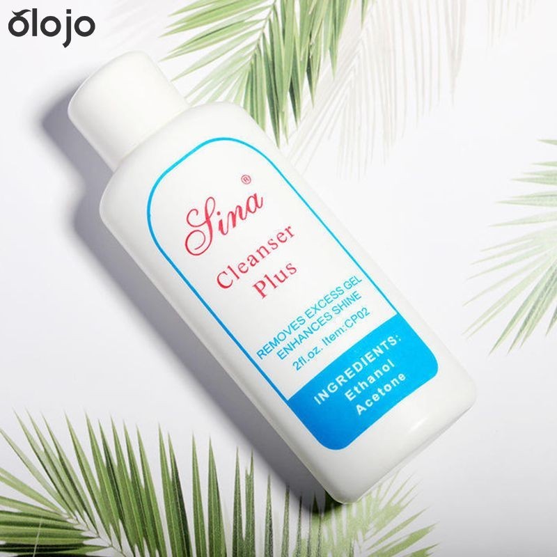 Sina Cleanser Plus น้ำยาเช็ดสีเจล เช็ดคราบเหนียวหลังทำเล็บ 60ml