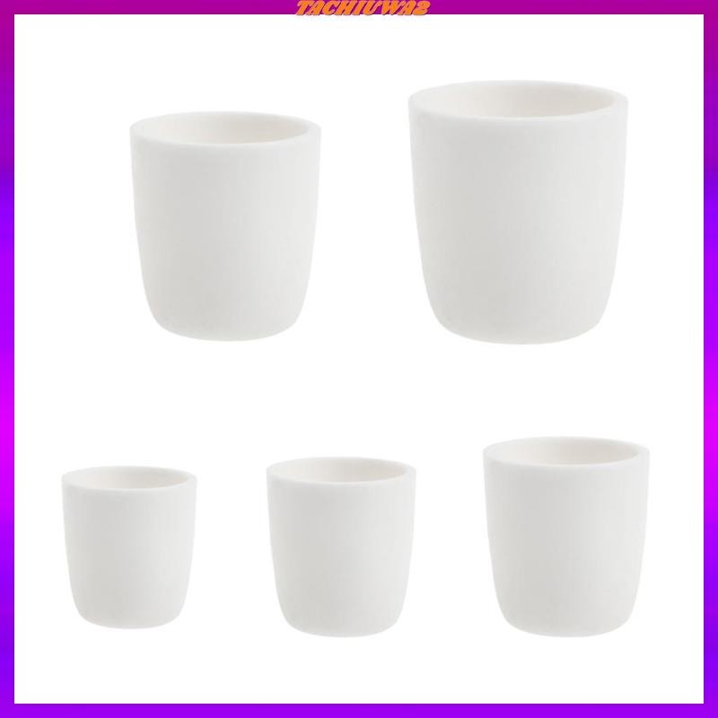 [Tachiuwa2 ] 99 % Al2O3 Aluminaทรงกระบอก Lab Crucible Melting หม ้ อคอนเทนเนอร ์ 20ml -150ml