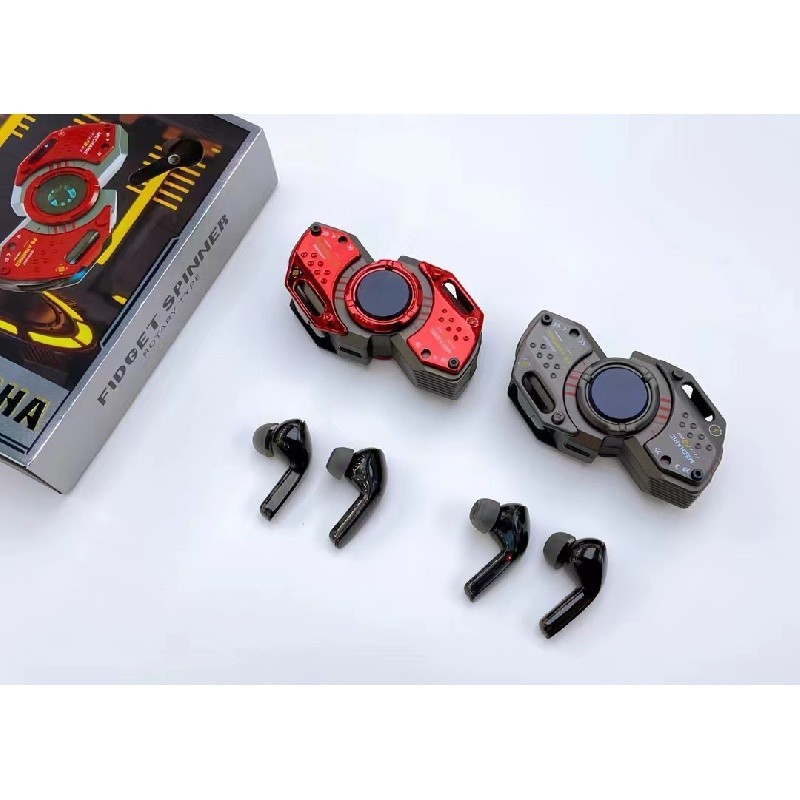 หูฟังไร ้ สายบลูทูธ,นิ ้ วtourbillon F8 ลดเสียงรบกวน, tws5.3 หูฟังสําหรับเล ่ นเกมสไตล ์ esports mecha ดิจิตอล