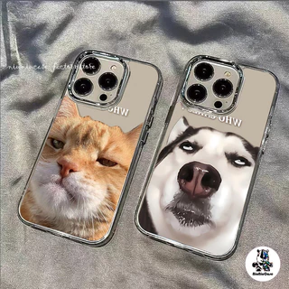 【ส่งจากไทย】เคสไอโฟน11 For iPhone 11 13 12 14 15 Pro Max X XS 7 Plus เคส รูปแบบโปร่งใส Emoji Animal ซิลิโคนนุ่มกันกระแทก