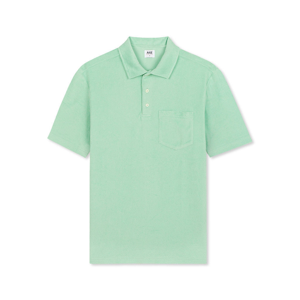 AIIZ (เอ ทู แซด) - เสื้อโปโลผู้ชายผ้าขนหนู Men's Terry Polo Shirts