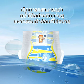 AIKOKY ผ้าอ้อมว่ายน้ําเด็ก ว่ายน้ำได้อย่างปลอดภัย จำเป็นสำหรับการว่ายน้ำสำหรับทารก เพ ส ว่ายน้ํา เด็ก