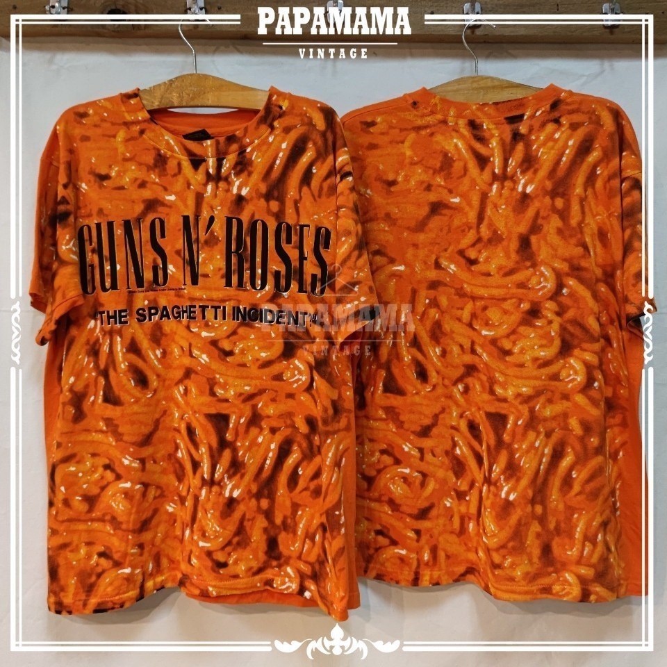 2024 แฟชั่น Gun N Roses the Spaghetti เสื้อยืดอุบัติเหตุ Ovp (เสื้อยืดไมโครไฟเบอร์) เสื้อยืดกลางแจ้ง Band/เสื้อการ์ตูน