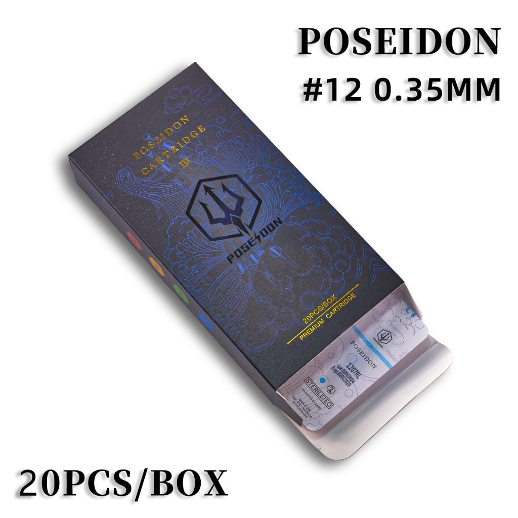 Poseidon Tattoo Supplies Tattoo Tool สําหรับศิลปิน ทิ้ง #12 สักไลเนอร์ Shader