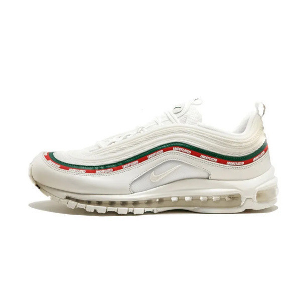 พร้อมสต็อก UNDEFEATED X Air Max 97 UNDFTD WHITE Low รองเท้าผ้าใบรองเท้ากีฬารองเท้าวิ่งเบาะ LEAA