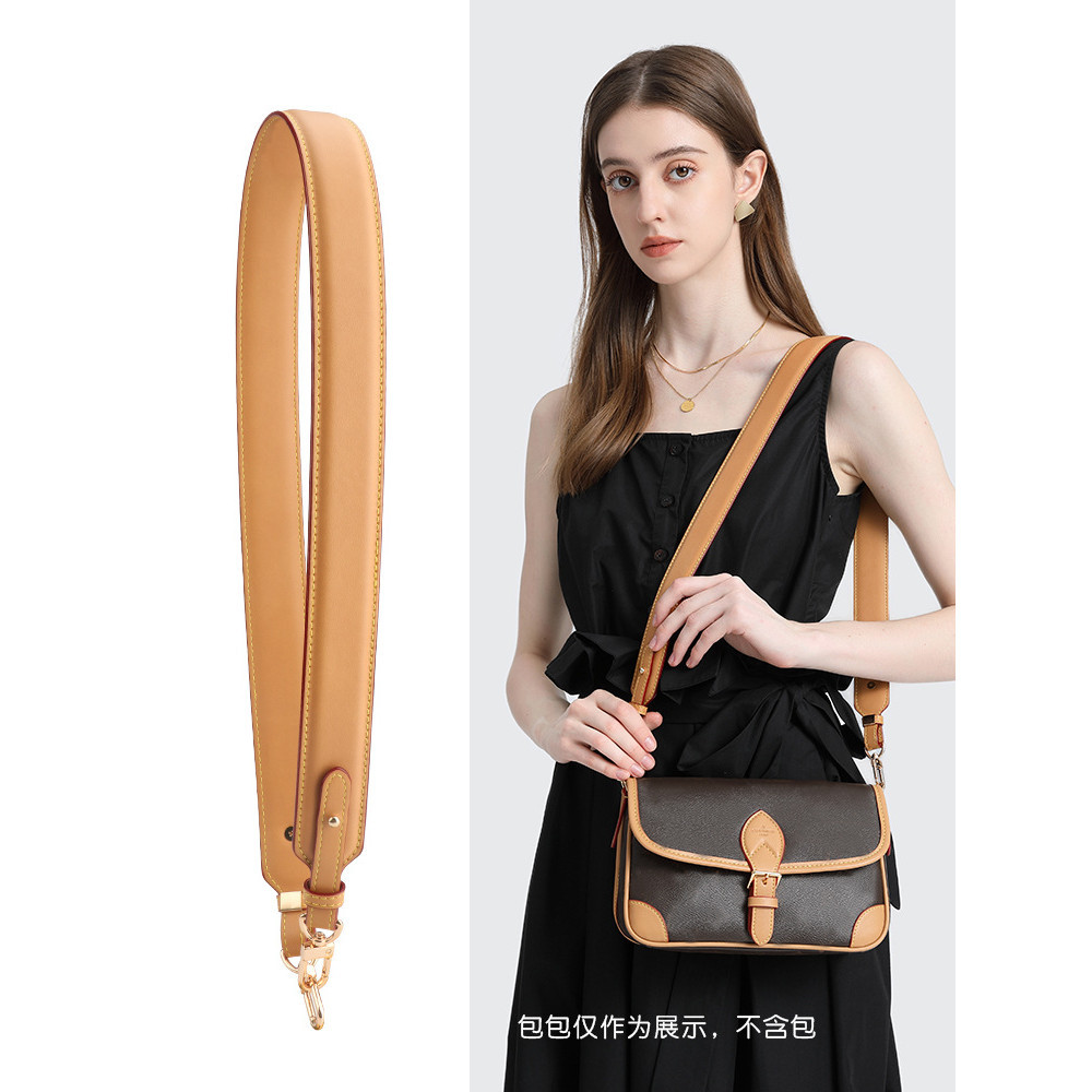สายคล้องไหล่สีขี้ผึ้งคุณภาพสูงเหมาะสําหรับ เลเวล ไดแอน ติดกระเป๋า/บล็อกเน่ กระเป๋าฮอร์นสายคล้องไหล่การปรับเปลี่ยนและเปลี่ย